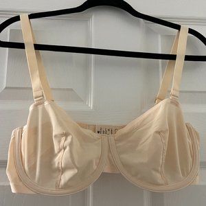 COPY - CUUP The Balconette Mesh Bra Size 38D in Color Blush